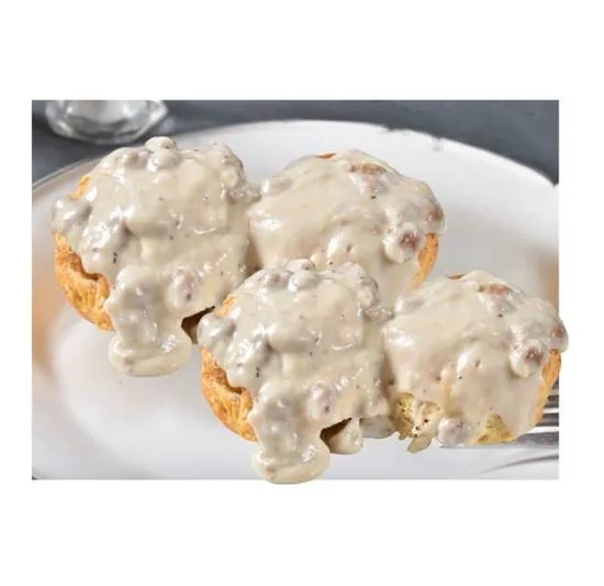 Biscuits and sausage gravy, full order, from Doughboys Donuts